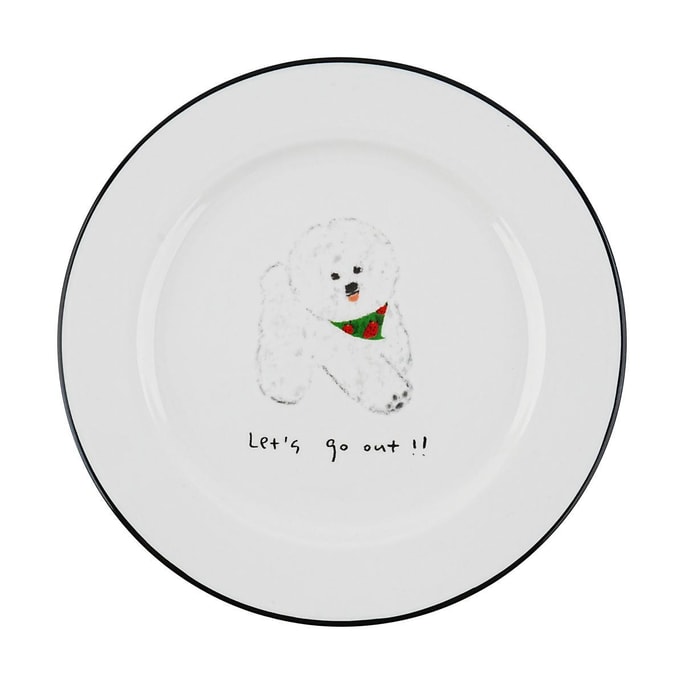 韓國POLAATHOME Mummur 陶瓷盤子 ins風餐具 直徑18cm 比熊