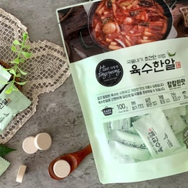 韩国BIG MAMA FOOOD  Hae Tongryeong系列 海鲜高汤块 辣味 25枚 100g【可快速制作韩式汤品和炖菜等】