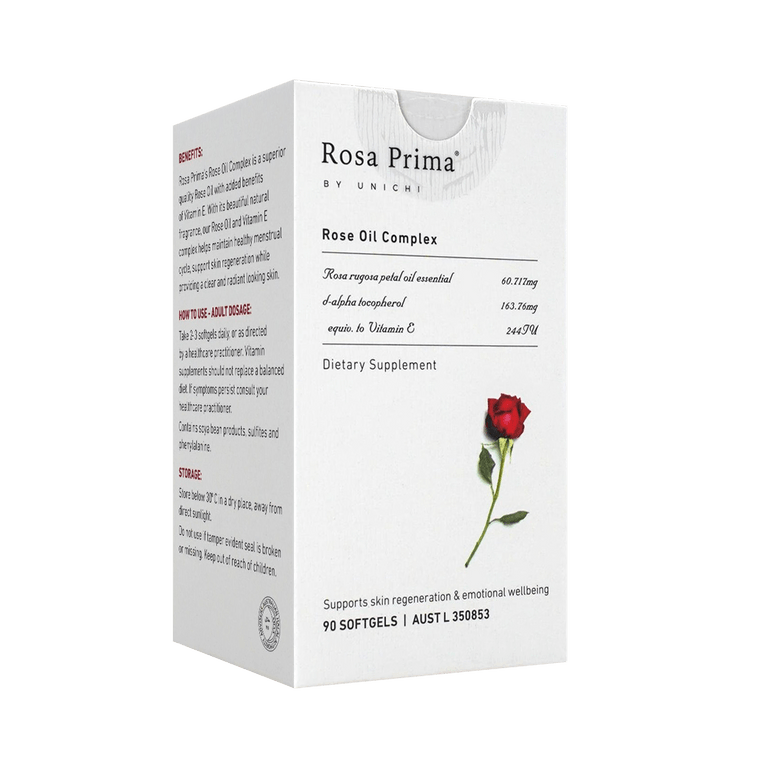 澳洲UNICHI 玫瑰精油小鱼胶囊 口服玫瑰精粹 内外滋养 打通拥堵 提亮均匀肤色 清口气 90粒*2 口服护肤SPA 淡斑沁香 锁住少女感【超值装】 6