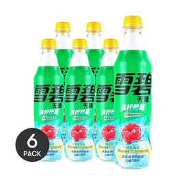 大陸版可口可樂 雪碧 無糖汽水 冰檸酷莓口味 500ml *6【6份超值裝】【0糖0脂】