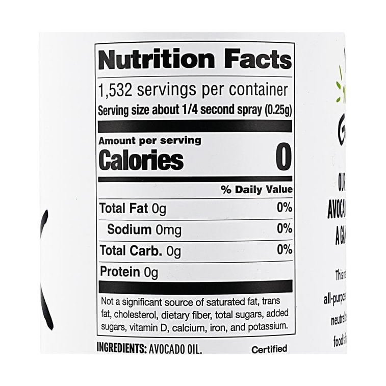 100% Pure Avocado Oil Spray ,13.5 oz 【Naturally Refined】【500° F Smoke Point】【Non-GMO, Gluten Free】 5