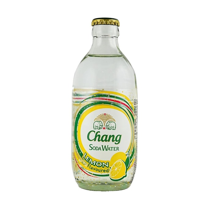 Thai Soda Water, Sugar-Free Strong Sparkling Water, Lemon Flavor, 10.99 fl oz【0 Sugar 0 Calories 0 Fat】
