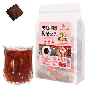 차오윈탕 흑설탕 용안 구기자 생강차 300g: 영양 공급, 미용 효과, 소화 촉진, 피로 해소에 도움.