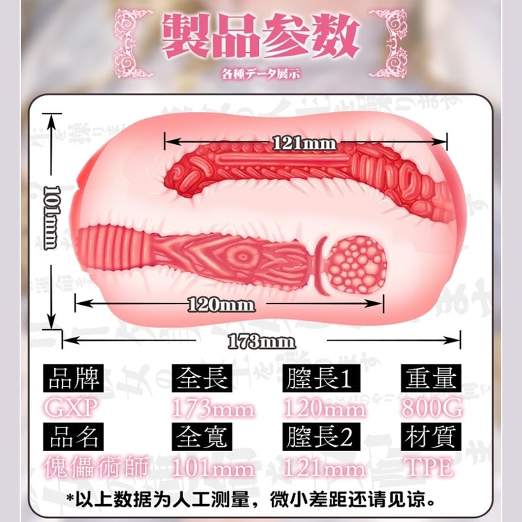Puppet Master Warlock Masturbator Cup 1 Pack Inverted Membrane Dual Channel  Simulation Human Masturbation Toy Sex Toys - Yami.com