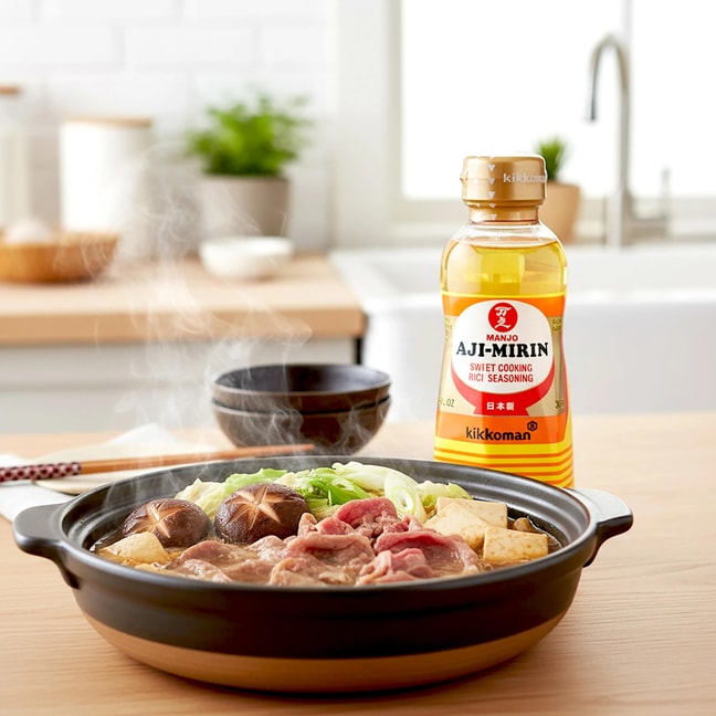 Manjo Aji Mirin Sweet Cooking Rice Seasoning , 10 fl oz【For Sukiyaki and Teriyaki Sauce】