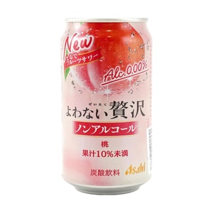 Asahi Non-Alcohol Soda Peach Flavor 11.83 fl oz