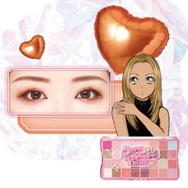 Super Kawaii Palette, 32-color Eyeshadow Palette, 0.24 oz.【40th Anniversary Limited】