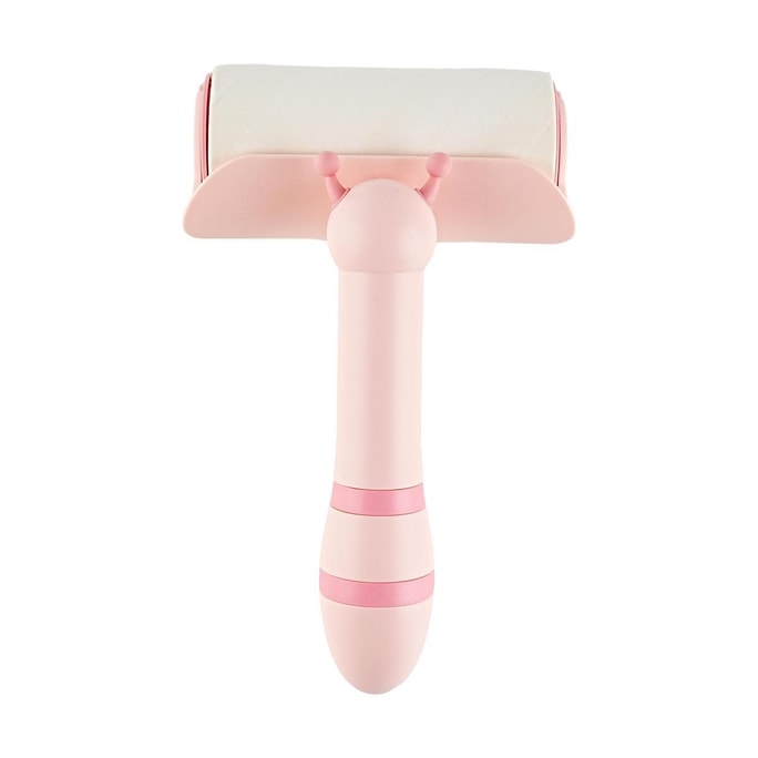 핑크색 린트 롤러, 강력 접착 애완동물 털 제거기 (옷에 붙이는 용도)