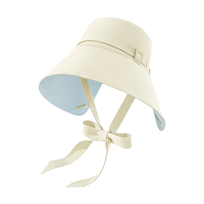 여성용 빈티지 버킷 모자 UPF50+ 자외선 차단 모자 베이지