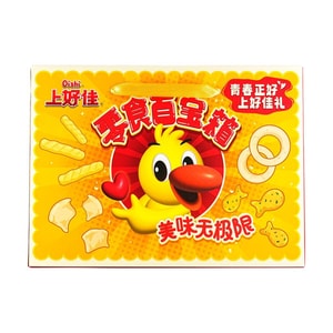 新年のスナックギフトボックス、ポテトチップス、ピーナッツキャンディ、10種類のフレーバー、18.24オンス【午年】