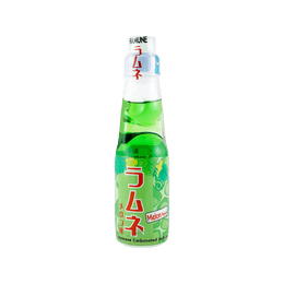 日本MIYAKO 波子弹珠汽水饮料 蜜瓜味 200ml