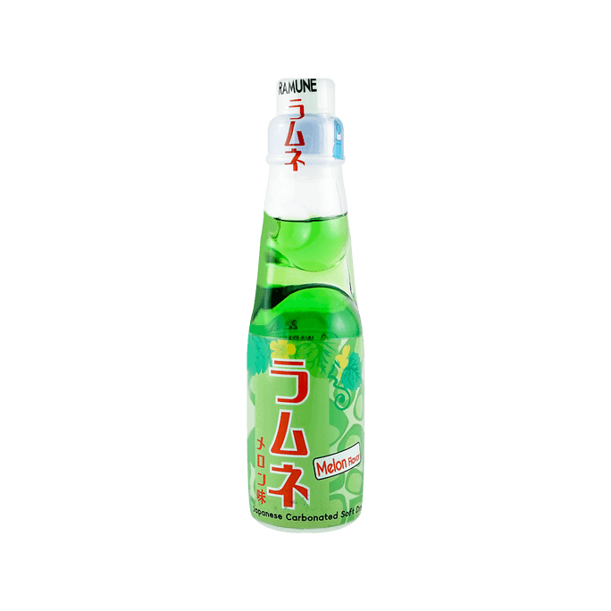 日本MIYAKO 波子弹珠汽水饮料 蜜瓜味 200ml