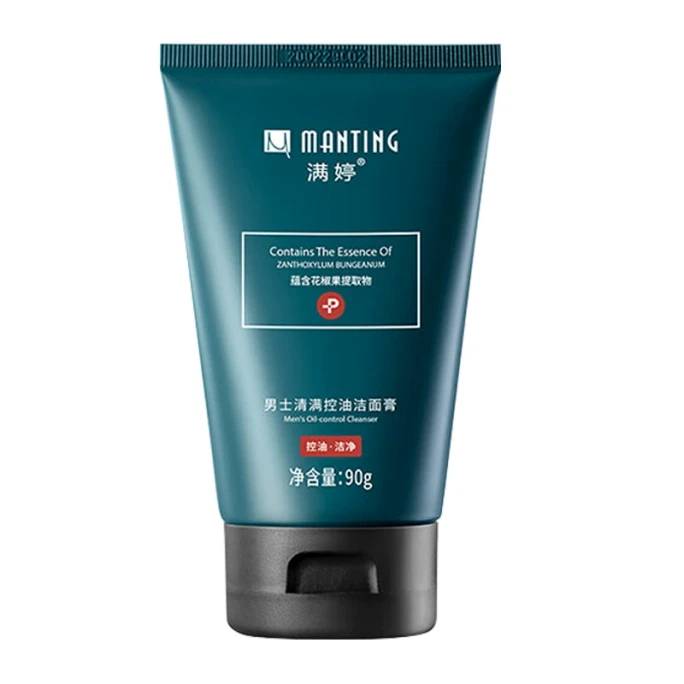 【中国直送】マンティング メンズ ダニ除去・オイルコントロール クレンジングクリーム 90g 金双 オイルコントロール・ダニ除去洗顔料