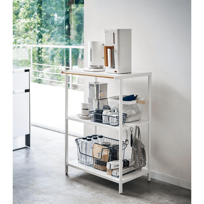 Storage Rack - 35-Inch (35 H) - Steel White