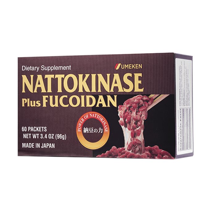 UMEKEN Nattokinase (plus Fucoidan) 2 months supply 96g