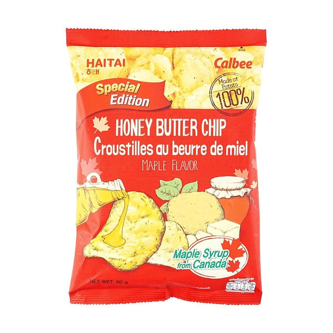 韩国HAITAI海太 CALBEE 蜂蜜黄油薯片 枫糖味 60g【特别限定】
