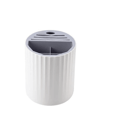 【中国直邮】 厨房用品 厨房旋转刀架多功能置物架家用台面一体收纳盒 16.4*19.3cm