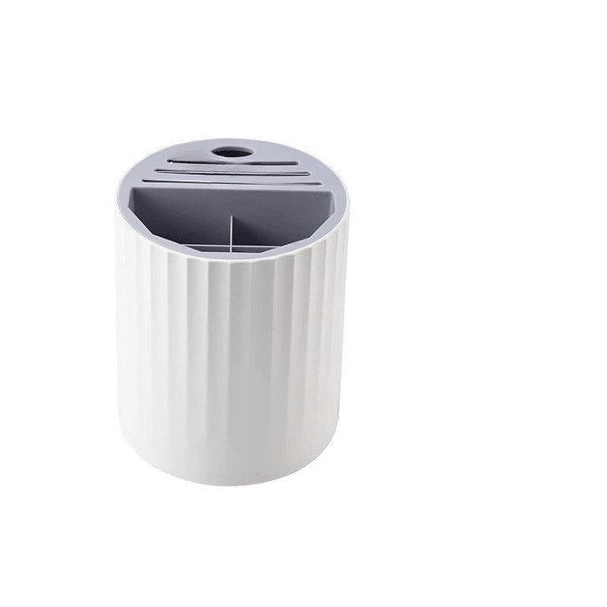 Kitchen Rotating Knife Holder Multifunctional Storage Rack Household Countertop Integrated Storage Box 16.4 * 19.3cm