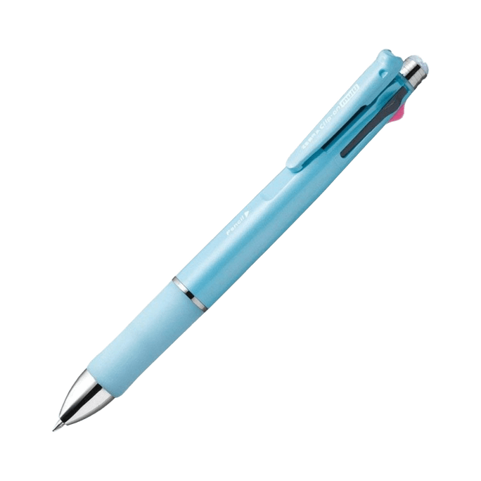 Zebra 4-color ballpoint pencil pencil 5-in-1 multifunction pen light blue 1pc