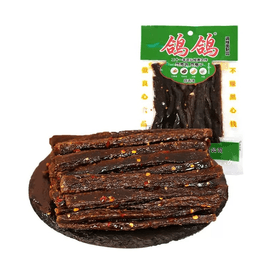  [New Year Essentials] Garlic-flavored dried green beans, spicy strips, 69g*2 packs, nostalgic childhood snack, specialty from Jiangxi