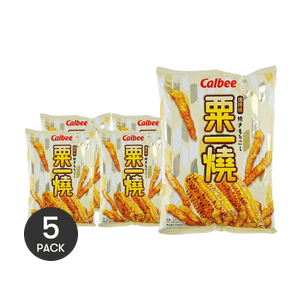 Corn Chips BBQ Flavor ,Crunchy Snack, 2.82 oz *5【5 Packs】