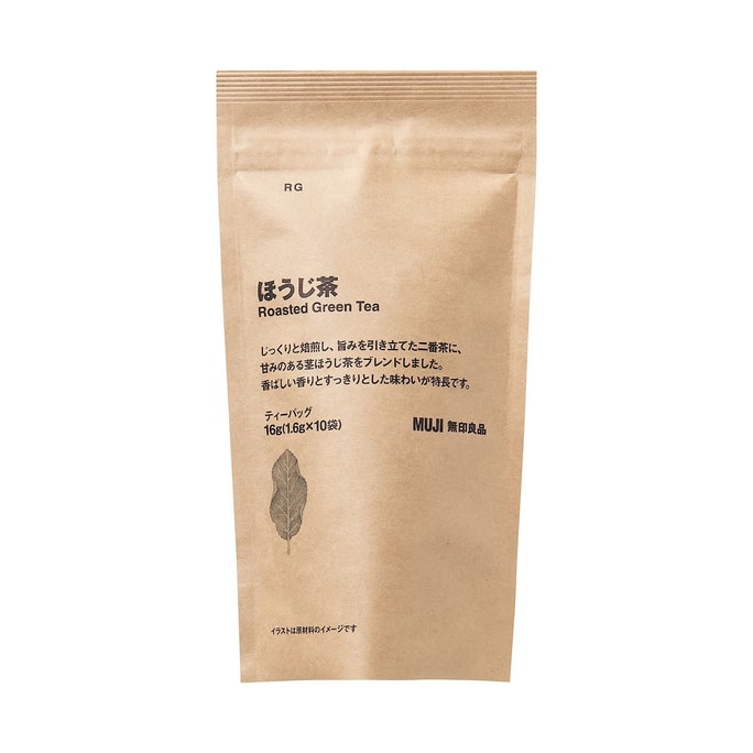 [일본 직송] 일본 무인양품 볶은차 1.6g x 10포