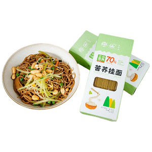 Zhengzhong Daliang Mountain 70% Buckwheat Noodles 400g*1 Box
