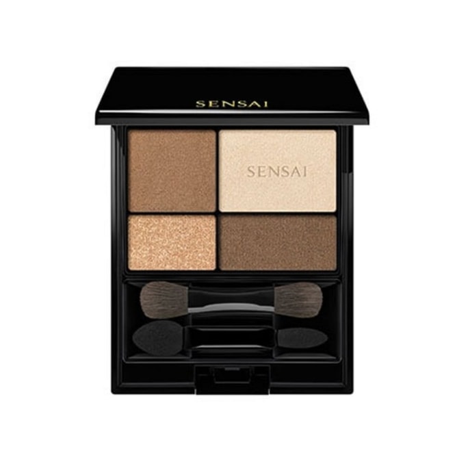 Silky Matte Four-Color Eyeshadow Palette 3.7g [Shining Leaves]