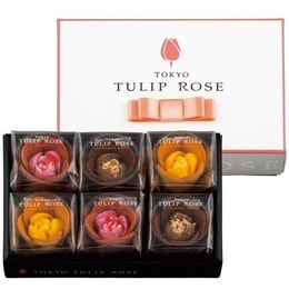 [일본에서 온 다이렉트 메일] Tokyo TULIP ROSE High-End Rose Limited 판타지 플라워 디저트 6개/박스