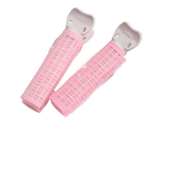 Yishe Hair Fluffy Artifact Hair Root Fluffy Clip Top [Zhao Lusi Same Style] Air Bangs Curling Hair Clip 2 Pink Pair