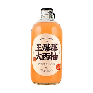 果子熟了 王爆爆大西柚果汁汽水 400ml【清爽解腻】
