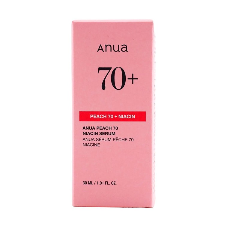 韩国ANUA安宇安 桃子70%烟酰胺美白精华 30ml 提亮肤色 舒缓修护 深层补水 焕亮 13