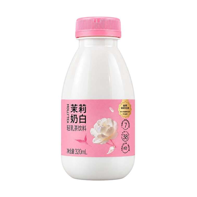 자스민 밀크티 10.82 fl oz 【골드 메달 자스민 티 + 프리미엄 생우유 + 덴마크 치즈 파우더】【신선한 차 향과 부드러운 끝맛】【인기 밀크티】 3