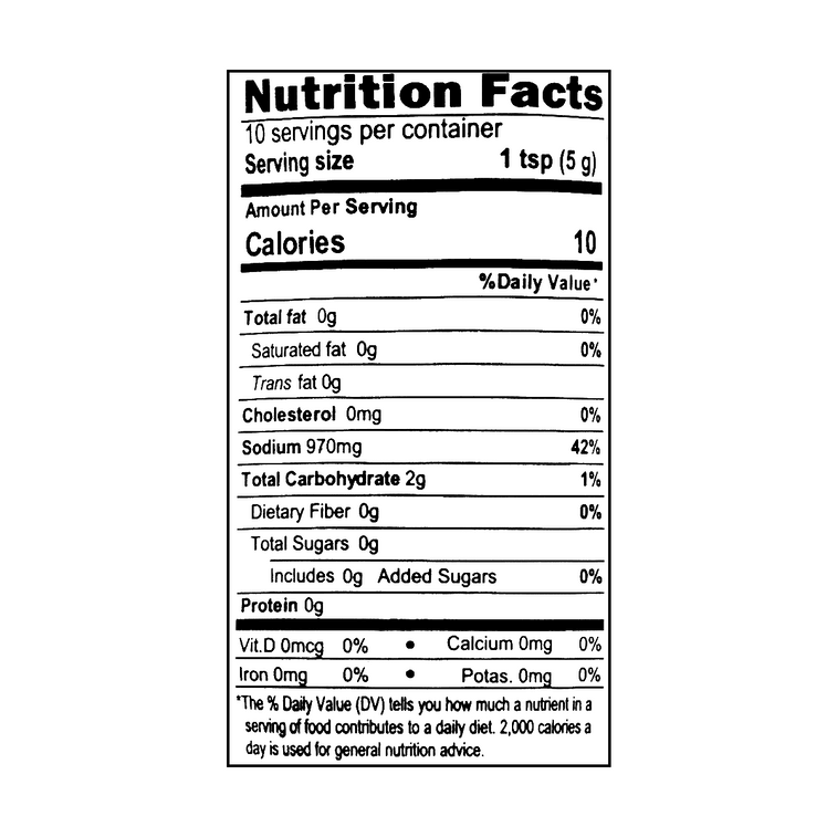 ハーブ風味塩ガーリック、1.76オンス 3