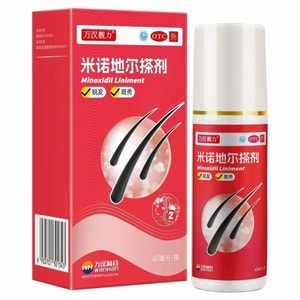 Minoxidil Liniment Hair Growth Liquid For Women And Women Hair Loss 2%*60ml X 1 box