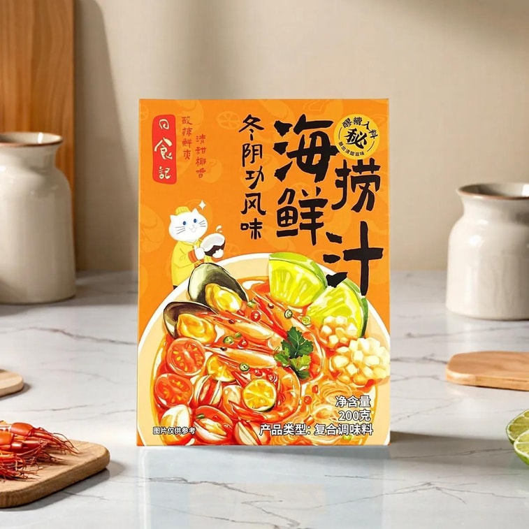 해산물 디핑 소스, 톰얌 맛, 7.05온스 3