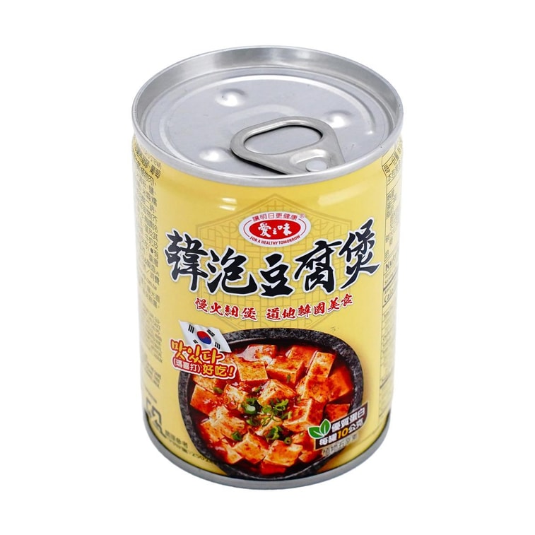 台湾爱之味 韩泡豆腐煲 韩式泡菜豆腐汤罐头 2.5kg【开盖即食】 6