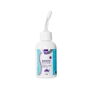 Pet Ear Drop Solution Pet Ear Cleaning for Cats and Dogs Ear Cleaning Mite Removal Itch Relief 120ml
