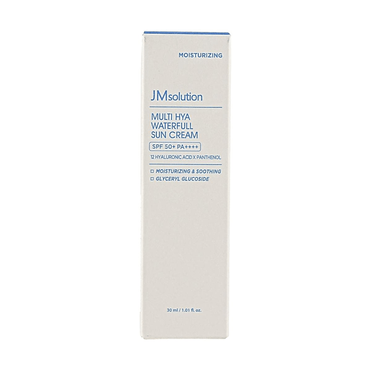 韓國JM SOLUTION肌司研 多重玻尿酸水潤防曬霜 SPF50+ PA++++ 30ml【玻尿酸保濕 水潤防護】 7