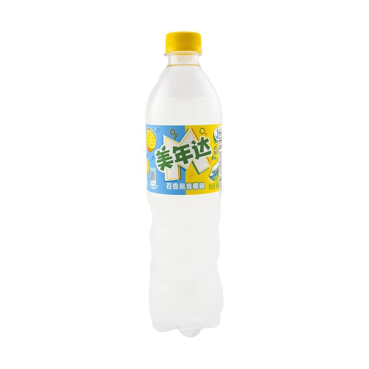 大陆版美年达 汽水 百香果青椰味 600ml 13
