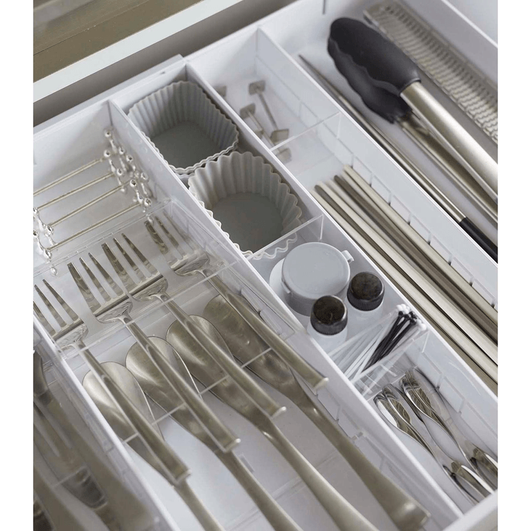 Expandable Cutlery Organizer - Large Black 3