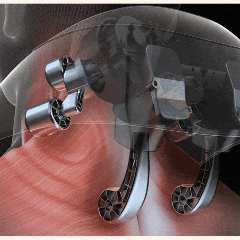 【中国直邮】 SKG 颈椎按摩器肩颈按摩仪腰部背部肩膀斜方肌脖子H5 一个装