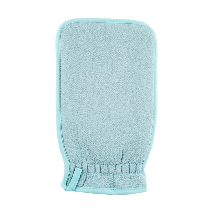 ALLSMILE 搓澡巾手套 沐浴起泡巾 双面磨砂设计 山茶绿