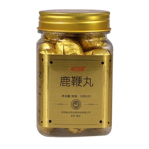 【中国直邮】永效 男性专用高纯度 人参鹿鞭丸250g(10g×25粒) 