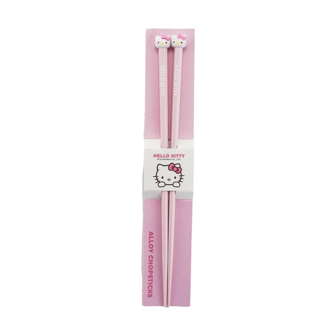 Non-slip Alloy Chopsticks Hello Kitty One Pair