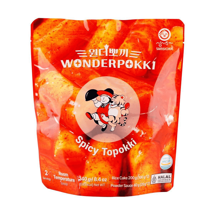 Wonderpokki Spicy Topokki,8.4 oz 