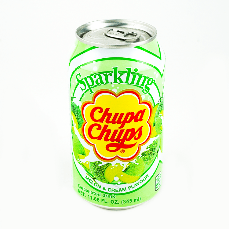 CHUPA CHUPS スパークリングメロン＆クリームソーダ、11.66液量オンス