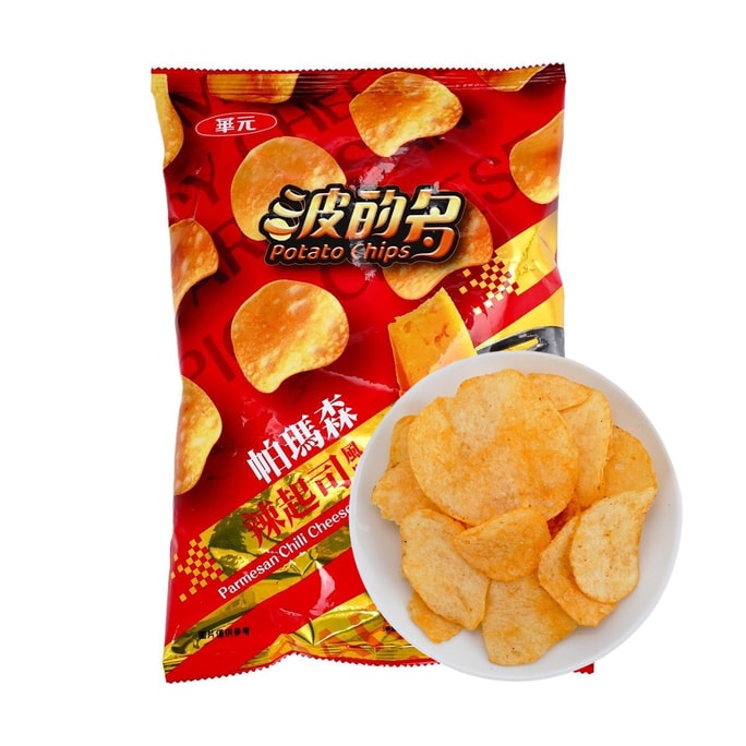 Potato Chips Spicy Parmesan Cheese Flavor 3.17oz