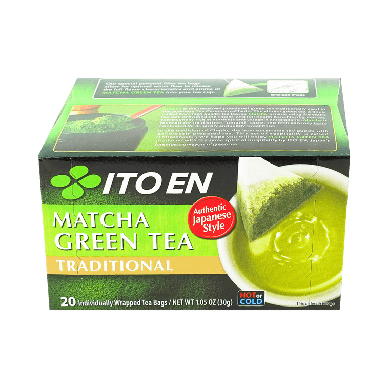 日本ITO EN伊藤园 日式传统抹茶绿茶茶包 20包 30g【0糖0添加】 10