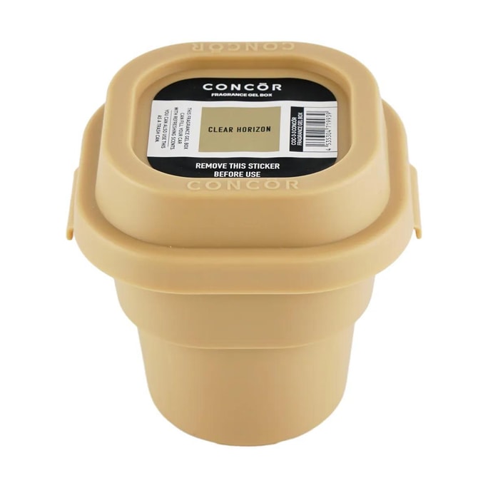 日本CONCOR 香水凝膠盒 車用空氣清新劑 #Clear Horizo​​​​n 85g